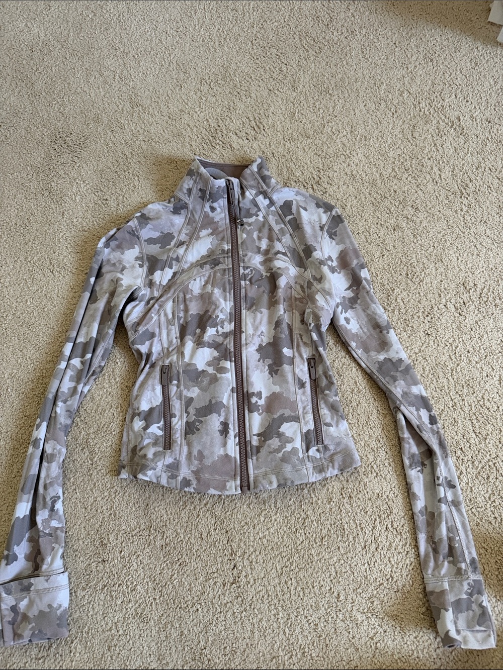 Crop camo Define jacket white camo